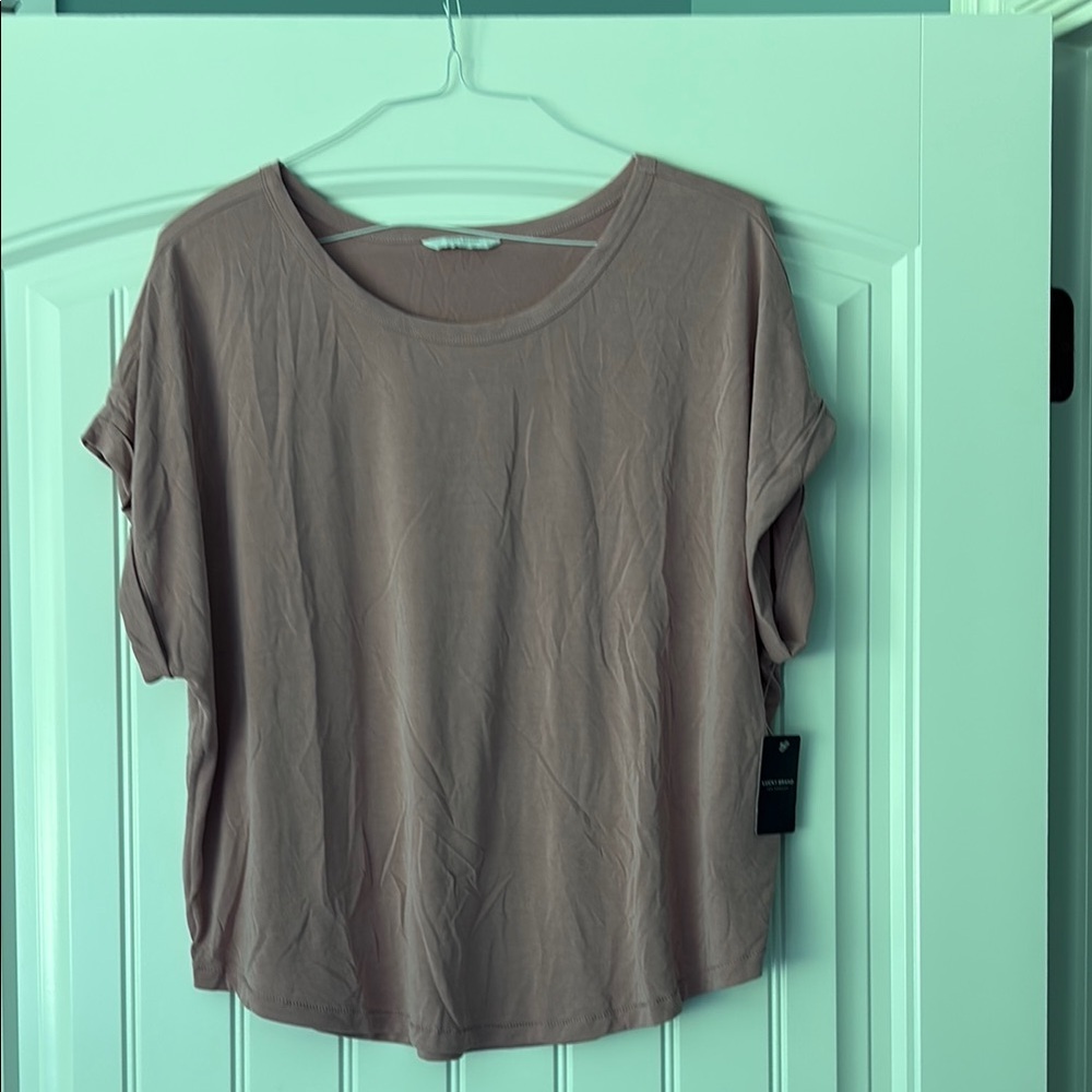 Lucky Brand Women’s XL Pink Boxy Relaxed Short Sleeve Tee NWT